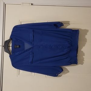 Torrid Blue Blouse Size 0
